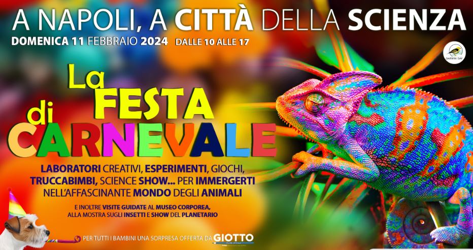 Città della Scienza arriva la grande Festa di Carnevale