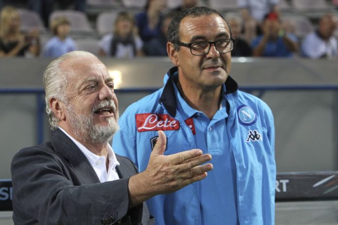 Calcio Napoli, terminato l'incontro tra Sarri e ADL: filtra ottimismo