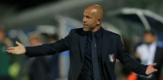 Nazionale italiana di calcio, Di Biagio CT con Argentina e Inghilterra