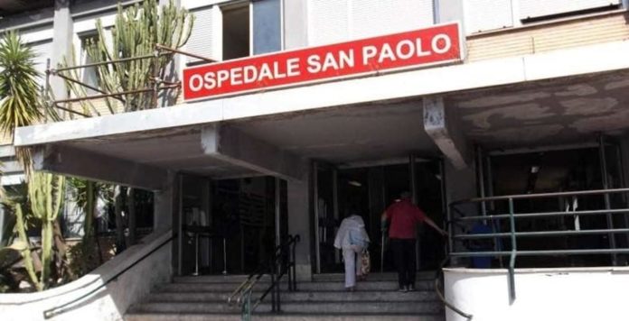 Ospedale San Paolo, paziente muore al Pronto Soccorso dopo 6 ore