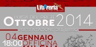 “Ottobre 2014”: la scrittrice Luisa Del Prete racconta il suo libro d’esordio