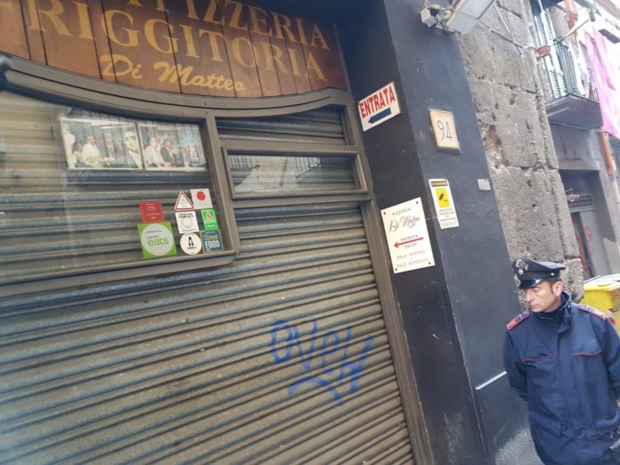 Racket alla pizzeria Di Matteo, scena muta dei 4 fermati del clan Sibillo