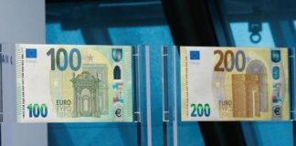 Euro: da oggi in circolazione le nuove banconote da 100 e 200