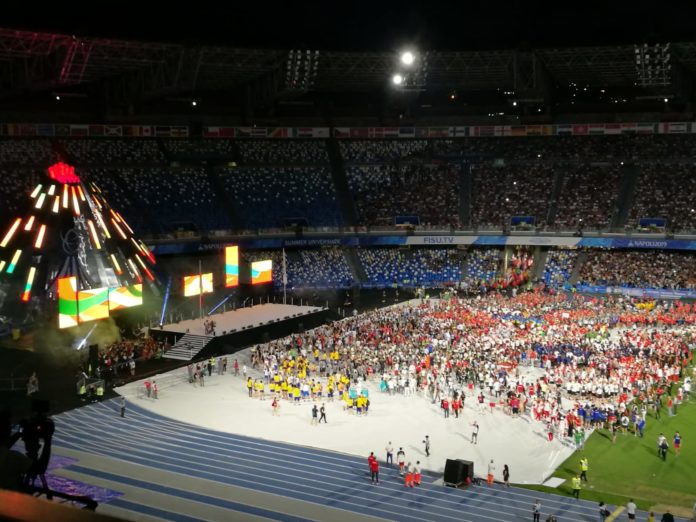 Universiade: mille colori e il “sospeso” per la chiusura allo stadio San Paolo