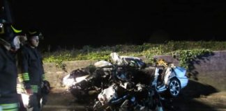 Tragico scontro tra un’auto e un tir sulla Telesina: due morti