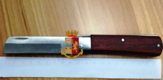 Ercolano: Denunciato 17enne sorpreso con un coltello