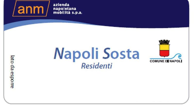 Anm: permessi sosta per i residenti a Napoli prorogati fino al 31 luglio