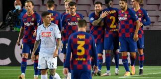 DIRETTA LIVE Barcellona-Napoli: 3 - 1 Napoli eliminato