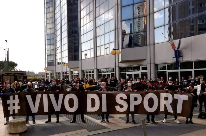 Le ASD Campania protestano contro il "Lockdown per lo Sport"