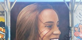 Jorit, omaggio agli operai morti sul lavoro: un murale in memoria di Luana D’Orazio