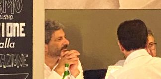 Il Presidente Roberto Fico a Napoli a pranzo da Ieri, Oggi, Domani