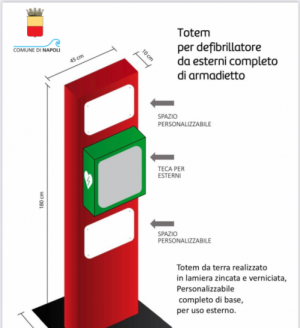 Napoli, installati nelle principali piazze cittadine defibrillatori automatici esterni