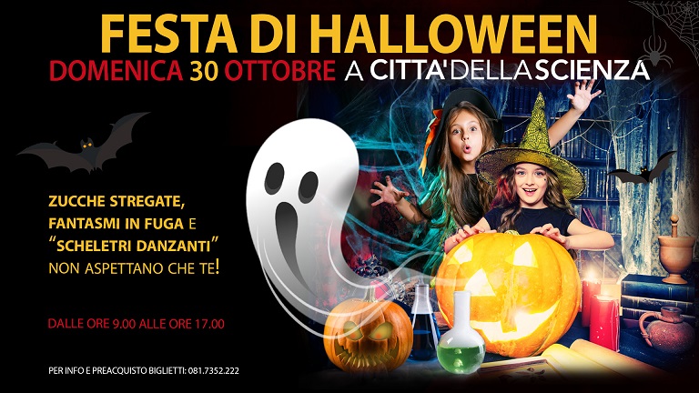 Halloween a Città della Scienza tra esperimenti e visite