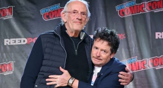 Ritorno al Futuro, l'emozionante reunion tra Michael J. Fox e Christopher Lloyd