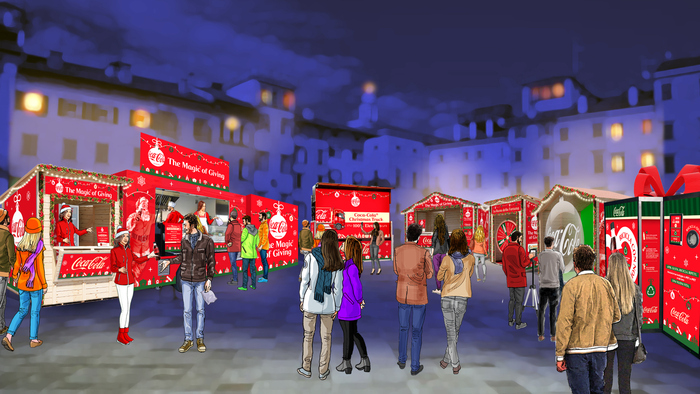 Coca-Cola Christmas Village arriva a Napoli