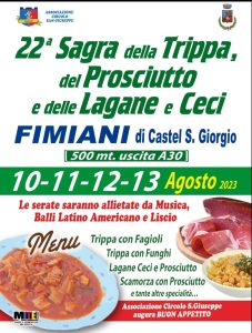 Sagre e feste in Campania dal 10 al 16 agosto 2023, tutti gli appuntamenti