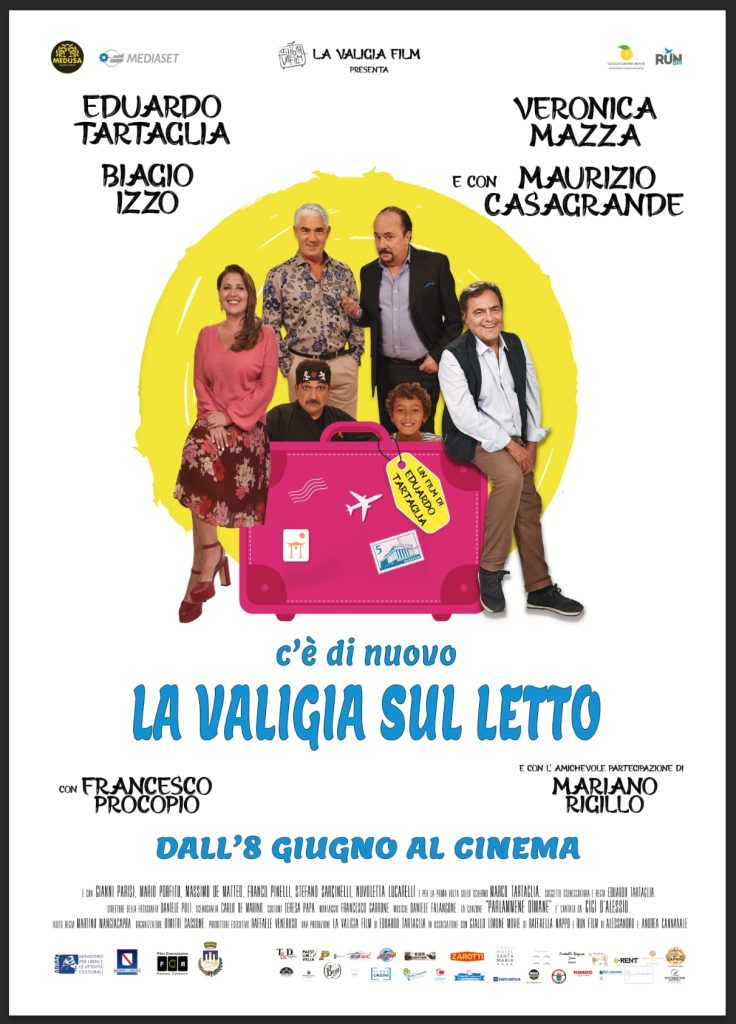 Agorà San Sebastiano: il 10 agosto il film “C’è di nuovo la valigia sul letto” con Biagio Izzo