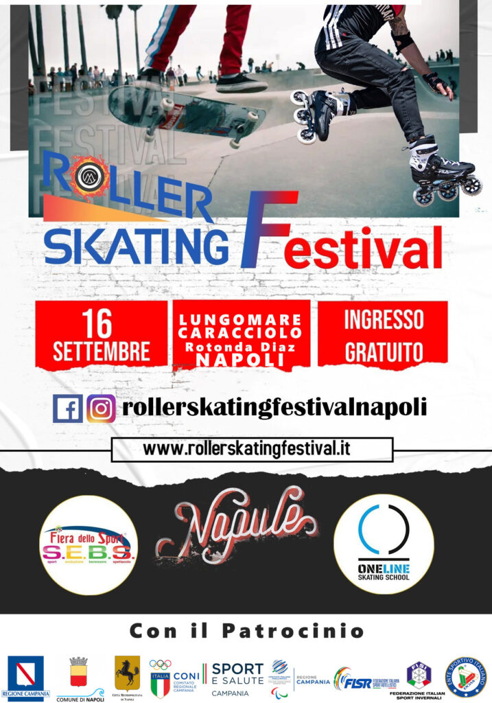 Roller Skating festival, arriva a Napoli l'evento rotellistico più adrenalinico di fine estate