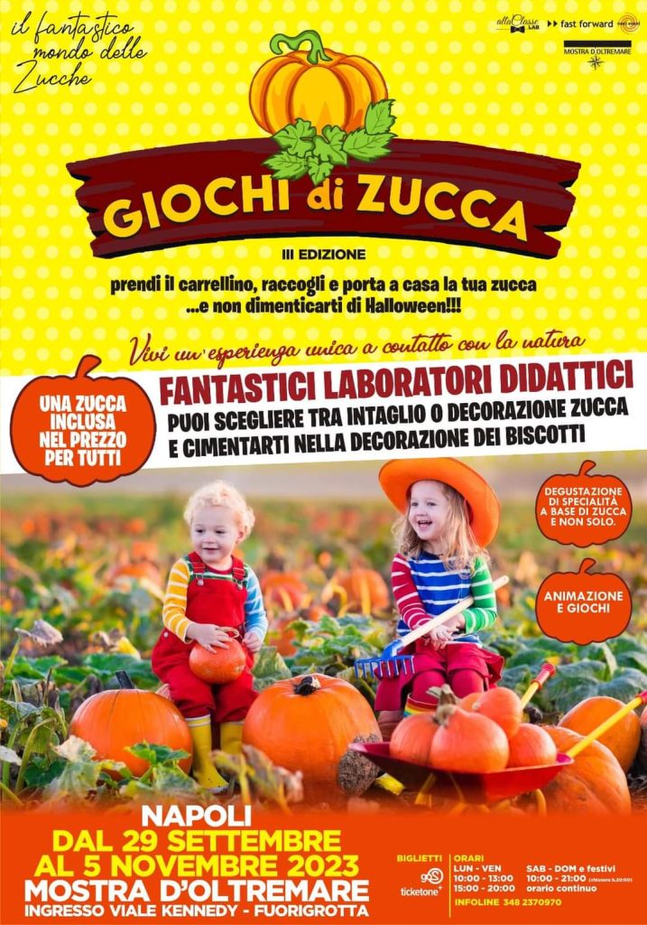 Giochi di Zucca alla Mostra D'Oltremare tra la didattica e il divertimento