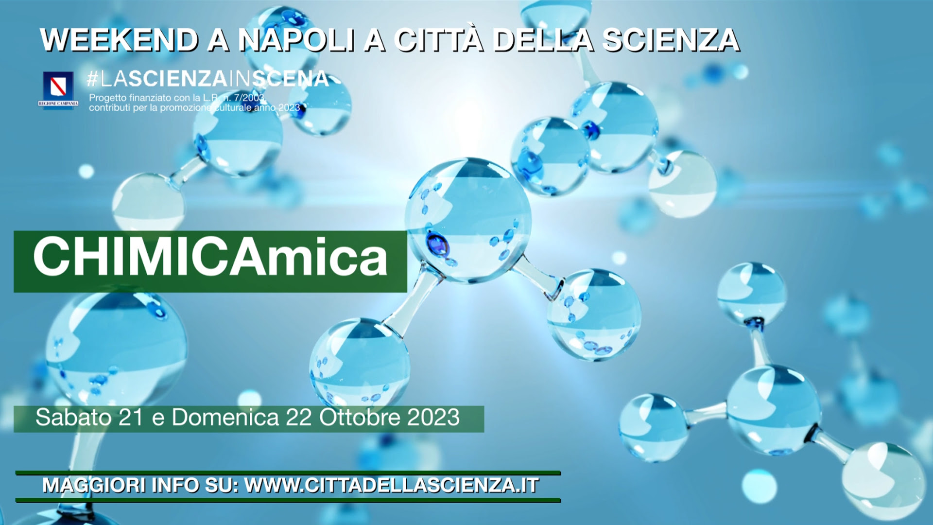 Un nuovo weekend a Città della Scienza con la ChimicAmica