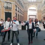 Nella Galleria Umberto di Napoli il flash mob di NOI Nuova Orchestra Italiana