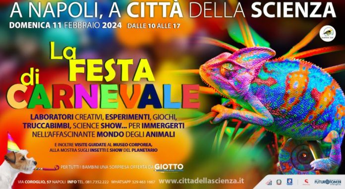 Carnevale a Città della Scienza, il programma completo