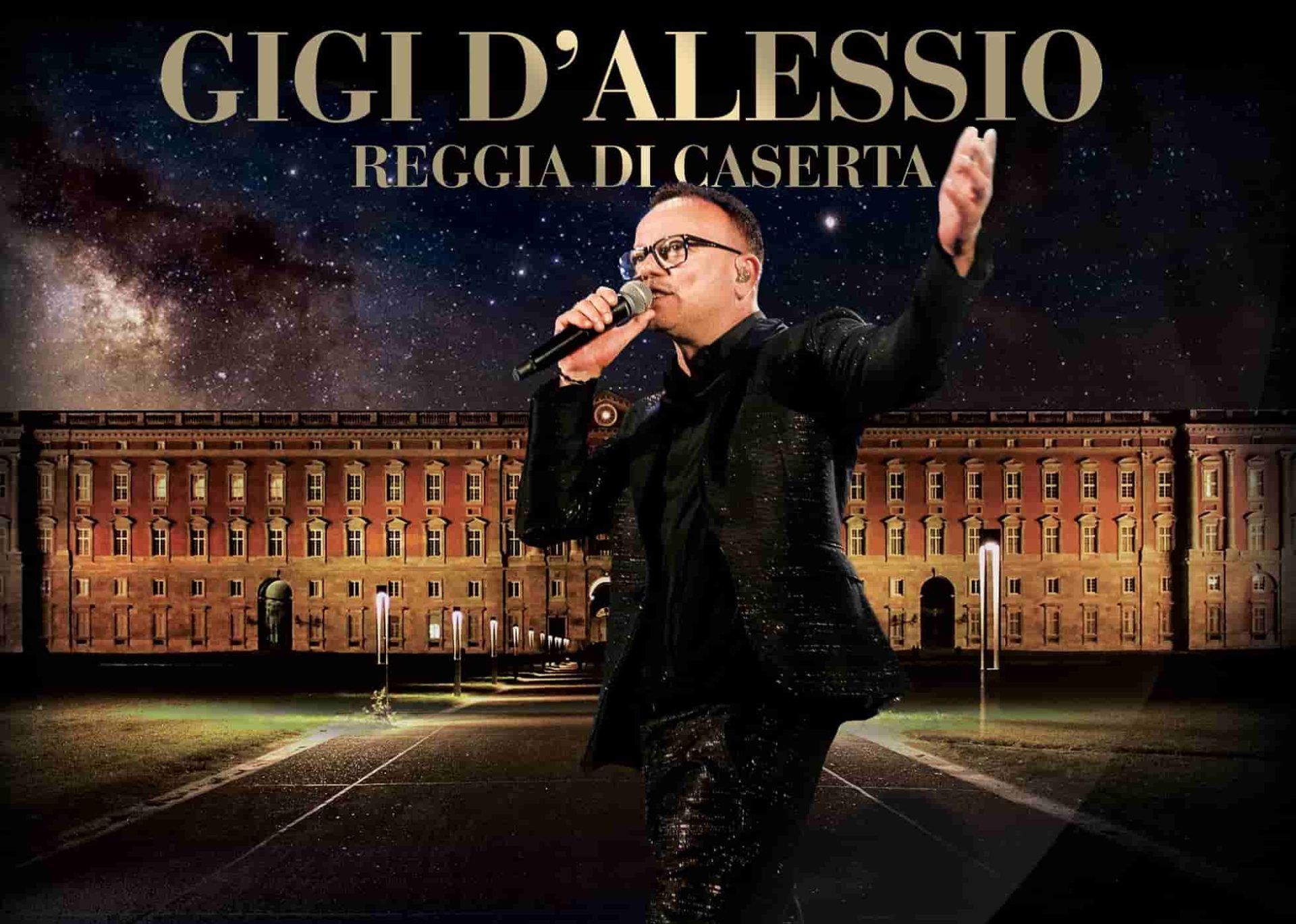 Alla Reggia di Caserta un evento speciale di Gigi D'Alessio