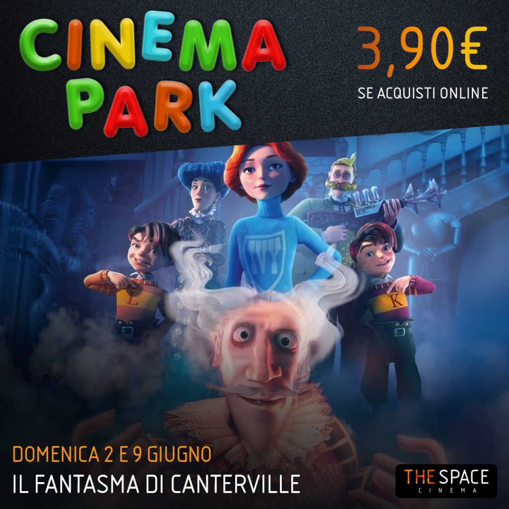 Come definiresti il nostro Cinema Park? Noi, fantasmagorico.
Domenica 2 e 9 giugno nel tuo The Space Cinema torna Il Fantasma di Canterville. Acquista ora i tuoi biglietti a 3,90€ 