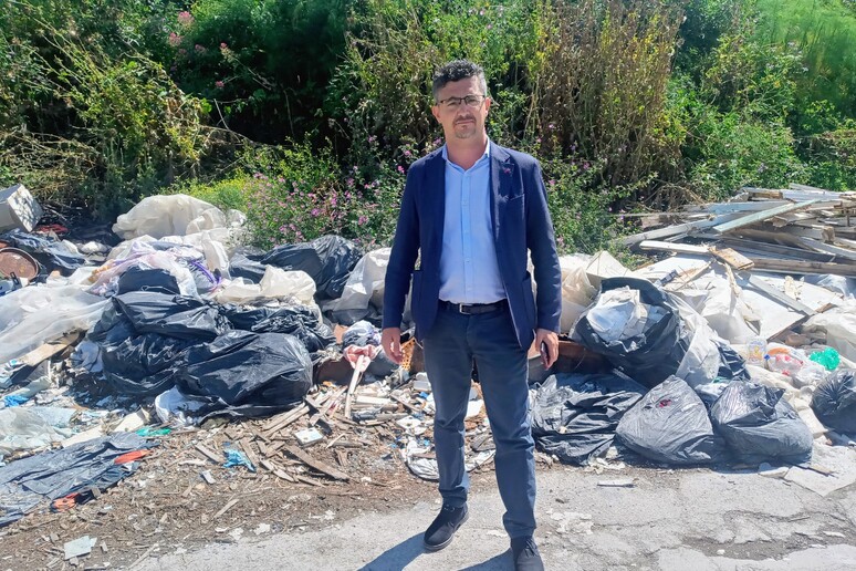 Alessandro Caramiello: nuovo sopralluogo tra i rifiuti a Ercolano