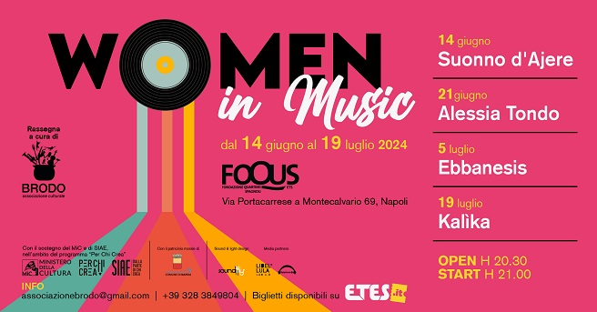 Women In Music, al via la seconda edizione a Napoli