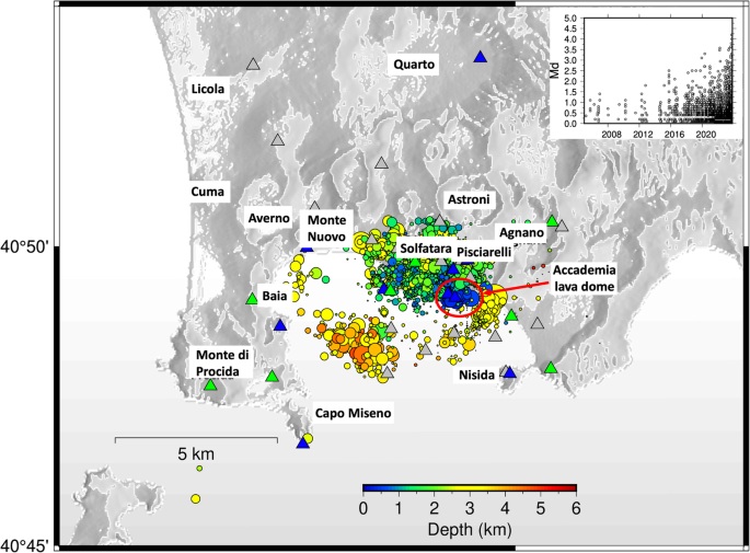 Campi Flegrei, nuova ricerca rivela strutture sismiche differenti nella caldera