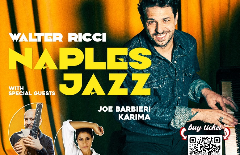 Walter Ricci in concerto all'ex Base Nato di Bagnoli, ospiti Karima e Joe Barbieri