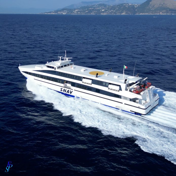 Napoli, Snav: arriva SNAV SIRIUS, nuova unità High Speed Craft