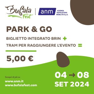 Bufala Fest 2024, ANM lancia il servizio Park & Go