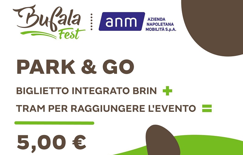 Bufala Fest 2024, ANM lancia il servizio Park & Go