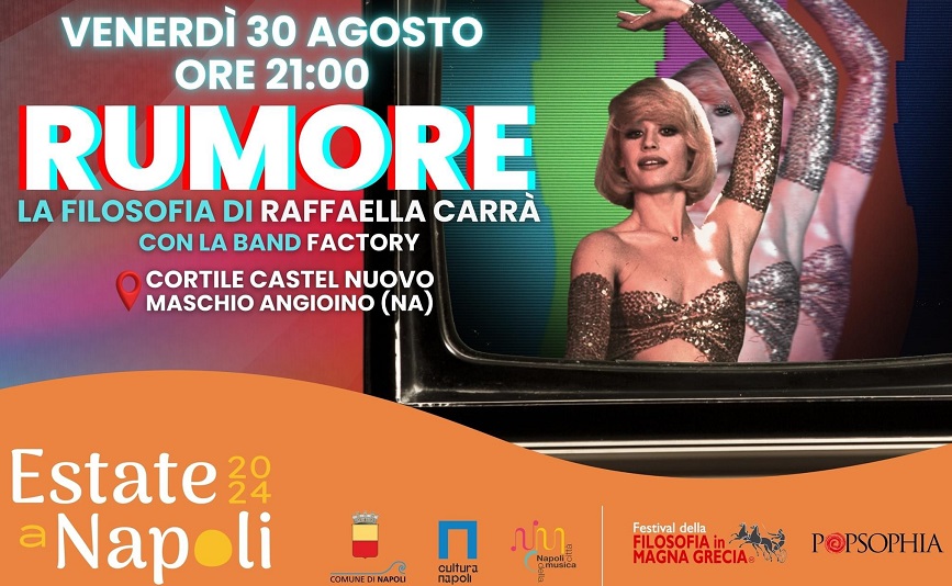 “Rumore” di Raffaella Carrà diventa uno spettacolo filosofico