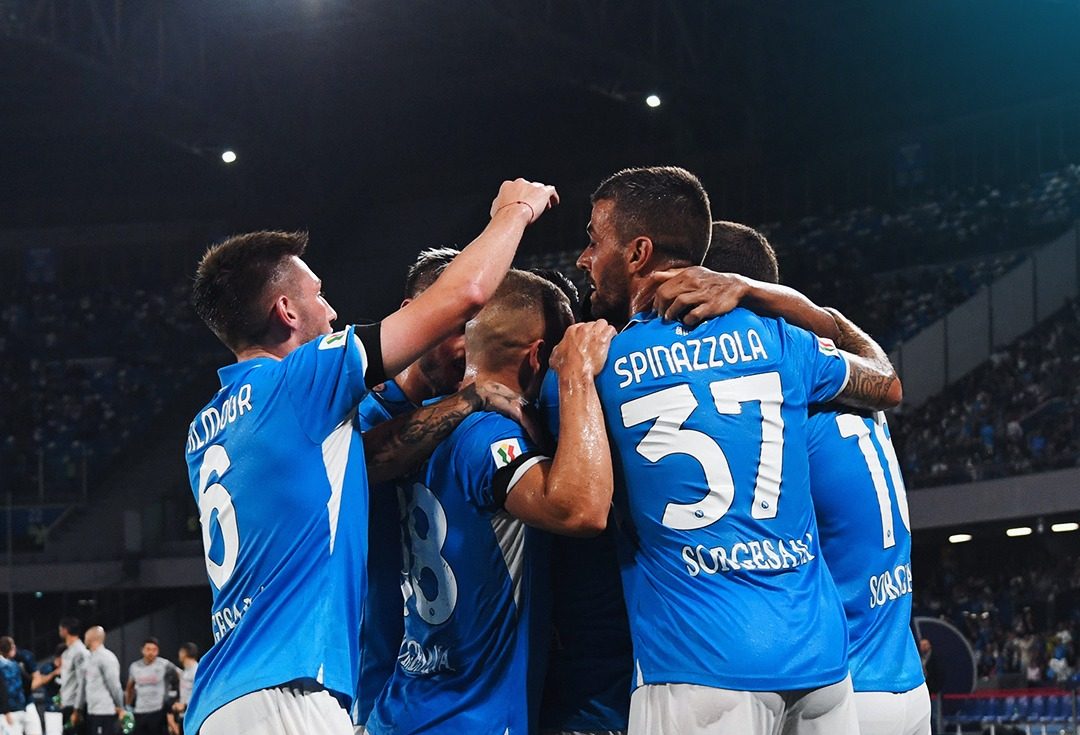 Calcio Napoli, contro il Palermo 5-0 in Coppa Italia