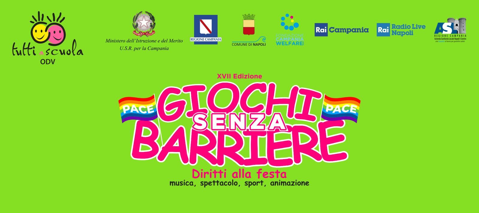 All’Ex Base Nato di Bagnoli l’evento Giochi Senza Barriere