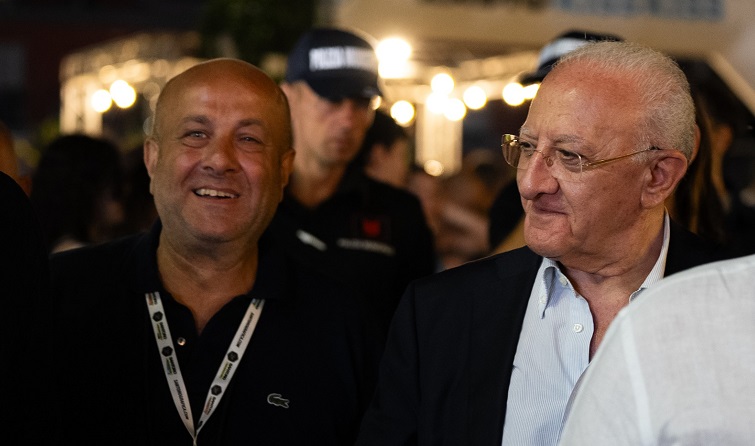 Il Governatore De Luca al Pitti Pizza & Friends: 