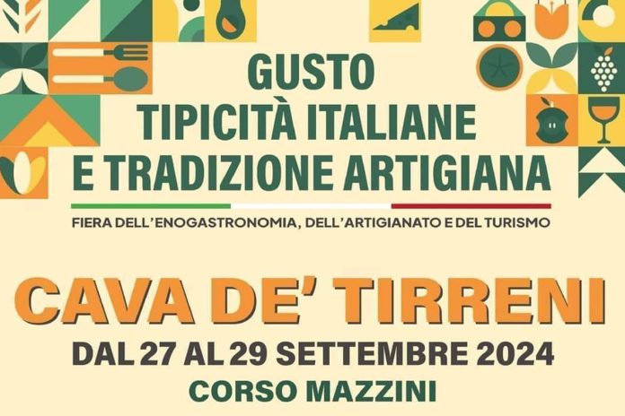 Cava de'Tirreni: dal 27 al 29 settembre arriva Gusto Italia