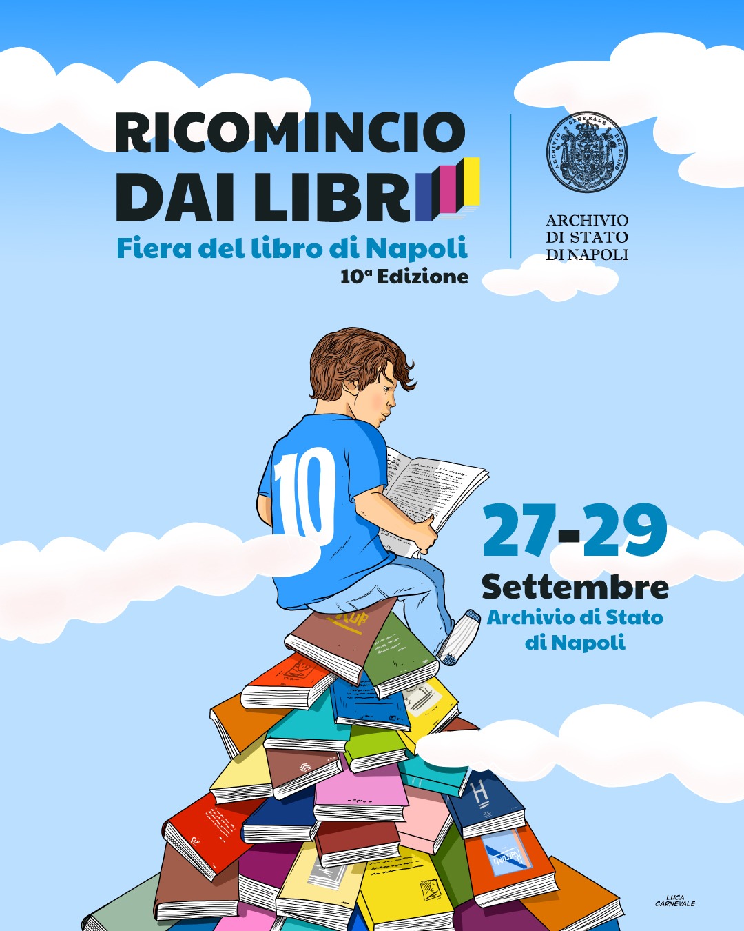 Ricomincio dai Libri da domani all’Archivio di Stato di Napoli