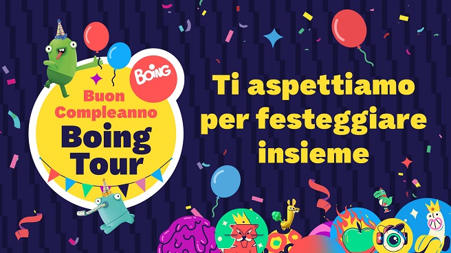 Boing, arriva a Napoli il tour per celebrare i 20 anni di attività