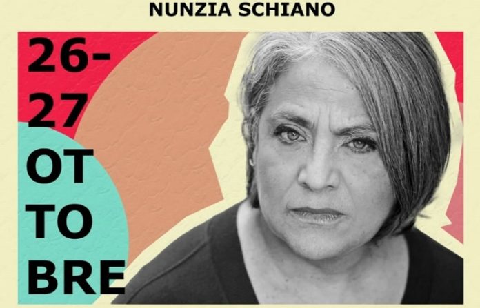 Nunzia Schiano nello spettacolo “Mater Purgatori” al Teatro Sala Molière di Pozzuoli