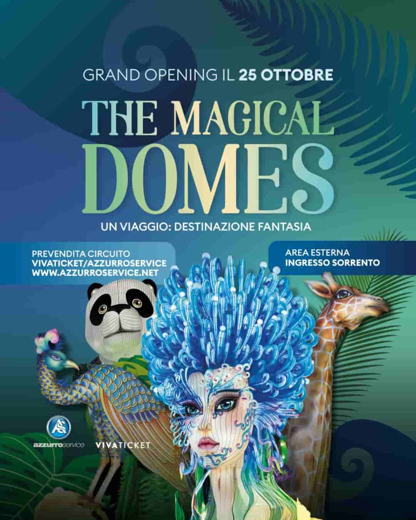 Al "Vulcano Buono" inaugura The Magical Domes, il teatro olografico più grande dl'Europa