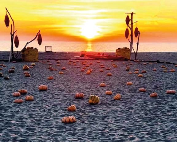 Al via al Flava Beach, la terza edizione di “Un mare di zucche”