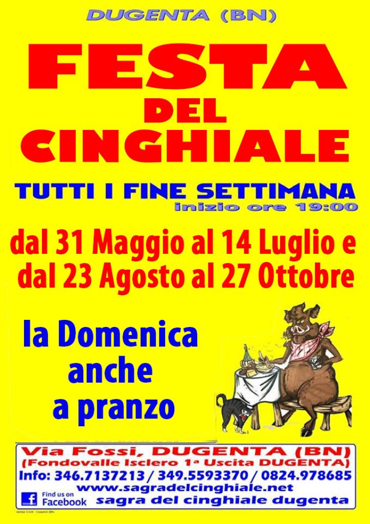 sagre festa del cinghiale