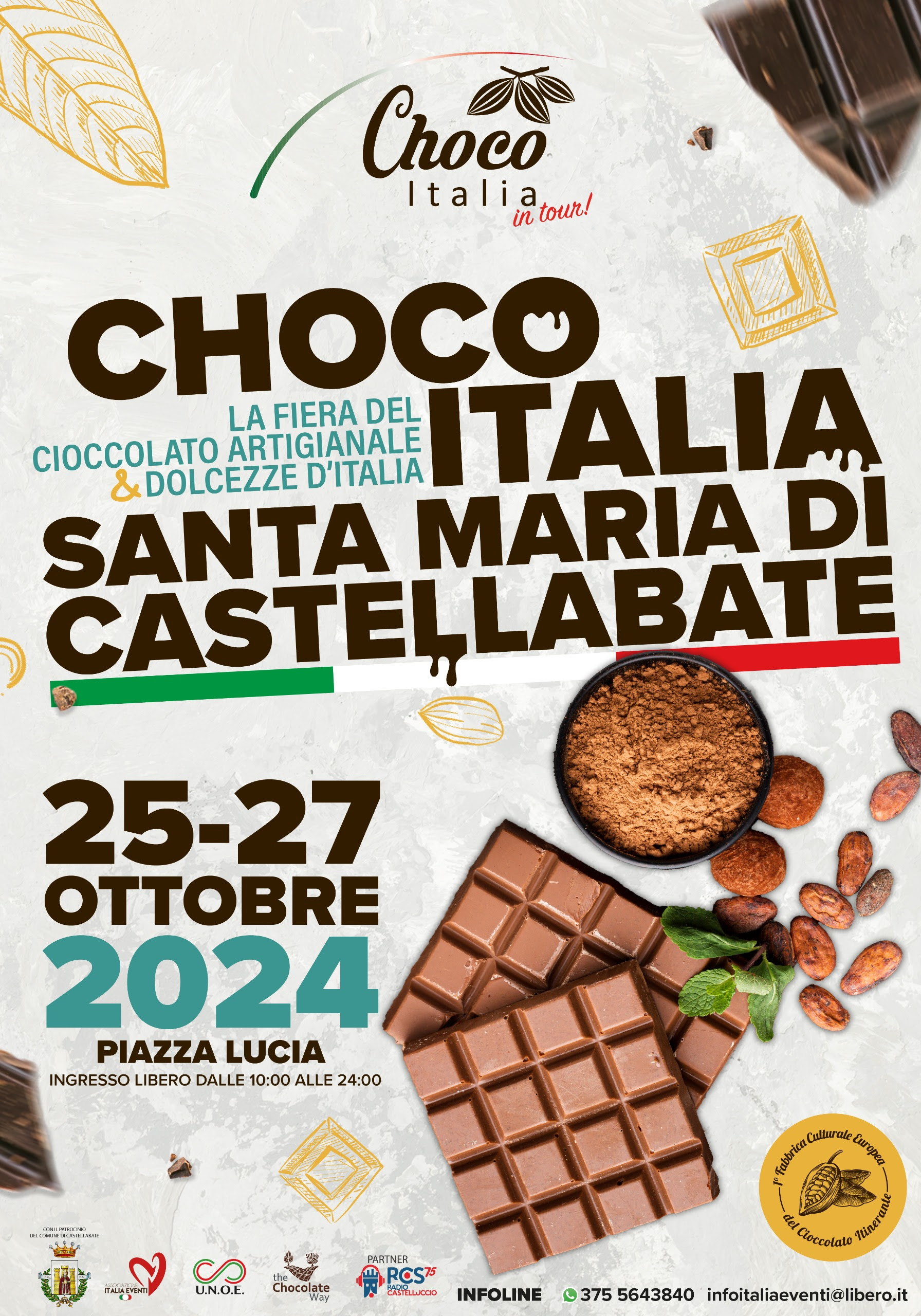 Choco Italia arriva a Santa Maria di Castellabate