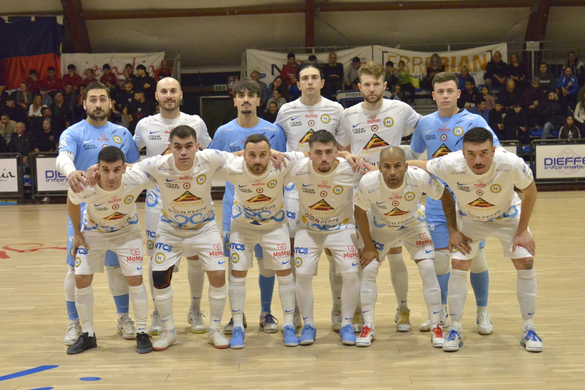 Napoli Futsal in rimonta a Pomezia: pari e patta nel finale