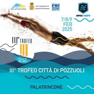 Nuoto, il terzo trofeo Città di Pozzuoli al via dal 7 al 9 febbraio