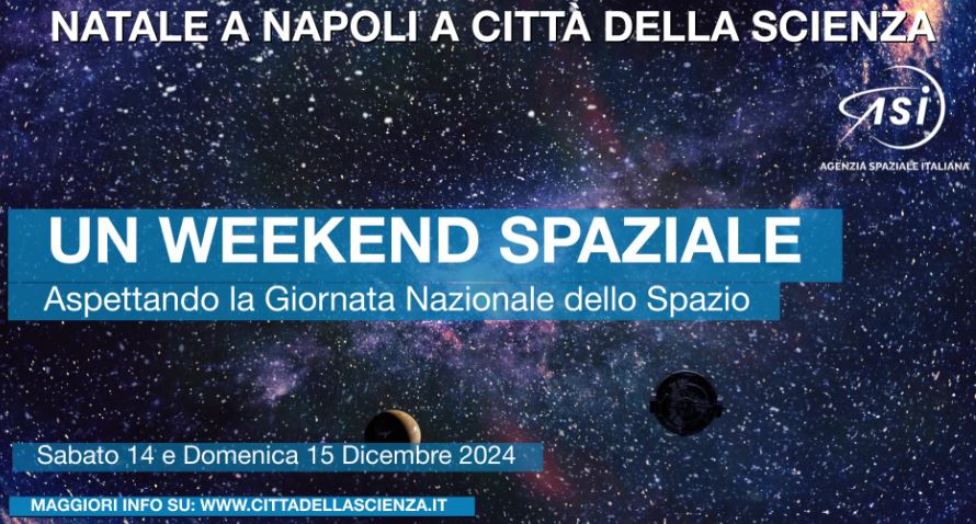 A Città della Scienza un weekend spaziale per festeggiare il Natale